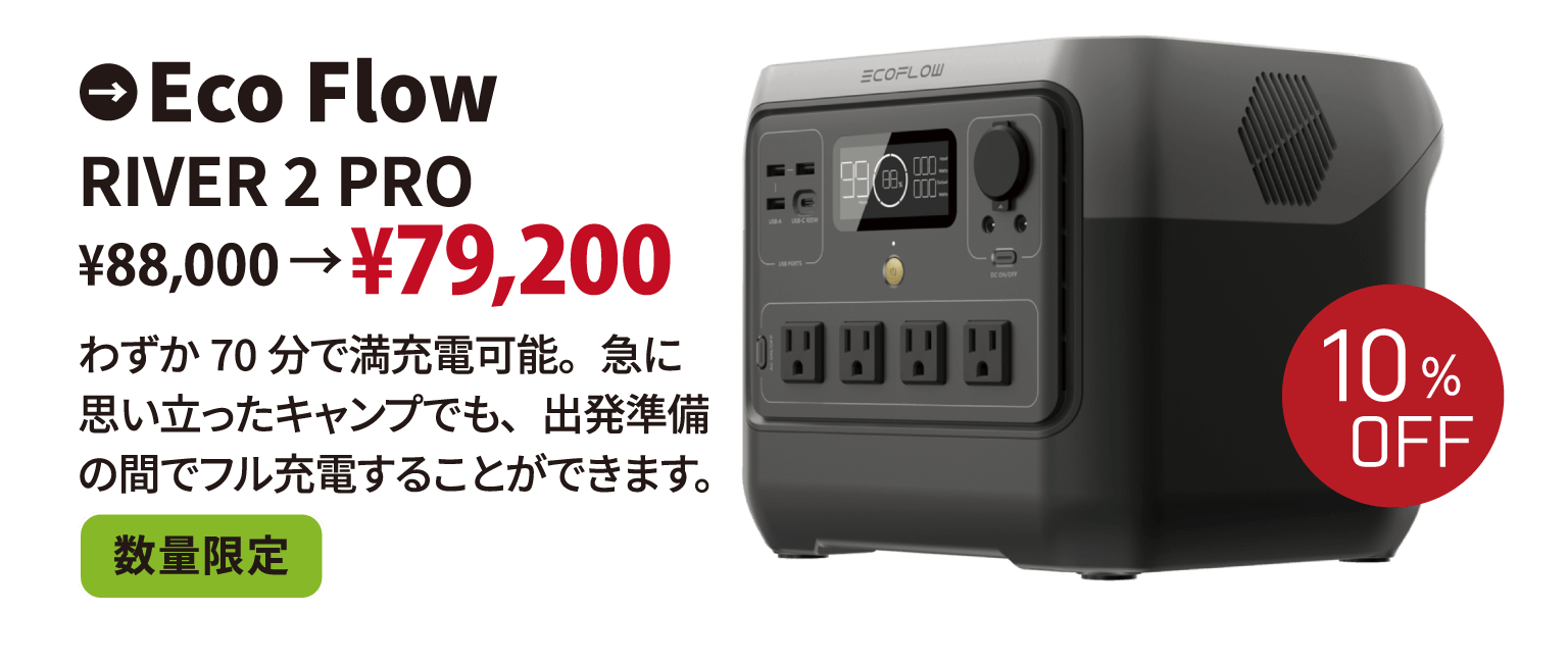 Eco Flow RIVER 2 PRO 数量限定