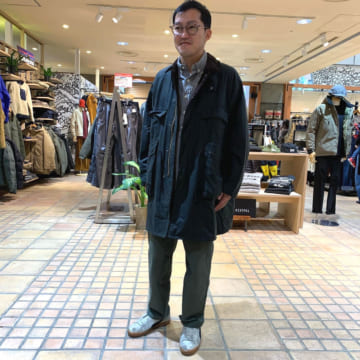 KAPTAIN SUNSHINE × BARBOUR STANDCOLLAR TRAVELLER COAT | GOOD OPEN