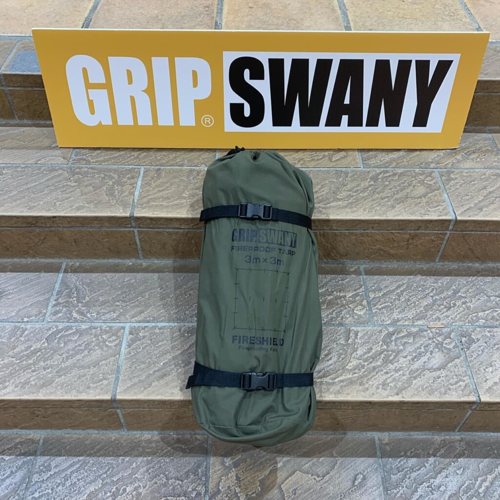 【セール】GRIP SWANY FIREPROOF TARP 3m x 3m セール】GRIP SWANY FIREPROOF TARP 3m x 3m
